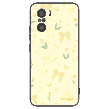 Picasee silikonski črni ovitek za Xiaomi Poco F3 - Honey Blossom