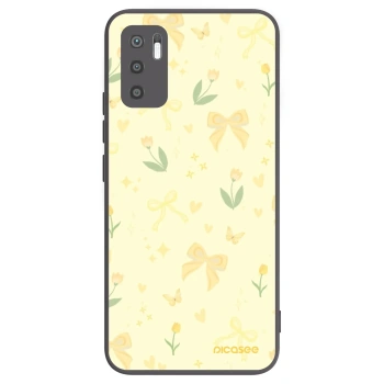 Picasee silikonski črni ovitek za Xiaomi Redmi Note 10 5G - Honey Blossom