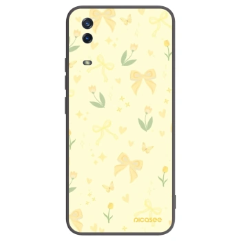 Picasee silikonski črni ovitek za Vivo Y11s - Honey Blossom