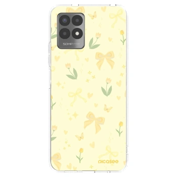 Picasee silikonski prozorni ovitek za Realme 8i - Honey Blossom