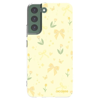 Picasee silikonski prozorni ovitek za Samsung Galaxy S22+ 5G - Honey Blossom