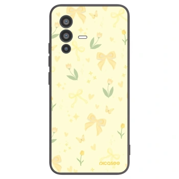 Picasee silikonski črni ovitek za Vivo V23 5G - Honey Blossom