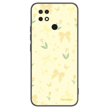 Picasee silikonski črni ovitek za Xiaomi Redmi 10C - Honey Blossom