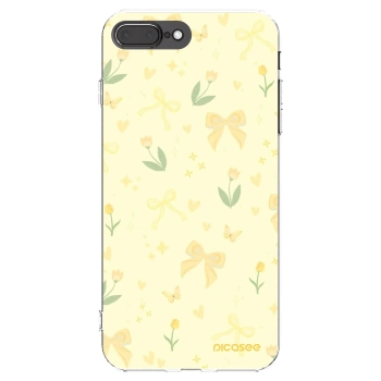 Picasee silikonski prozorni ovitek za Apple iPhone 8 Plus - Honey Blossom