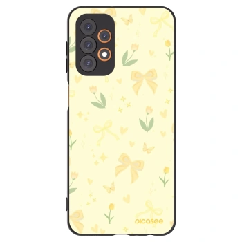Picasee silikonski črni ovitek za Samsung Galaxy A23 A236B 5G - Honey Blossom
