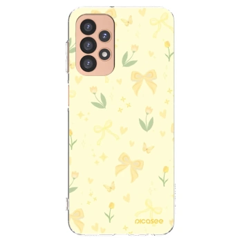 Picasee silikonski prozorni ovitek za Samsung Galaxy A23 A236B 5G - Honey Blossom