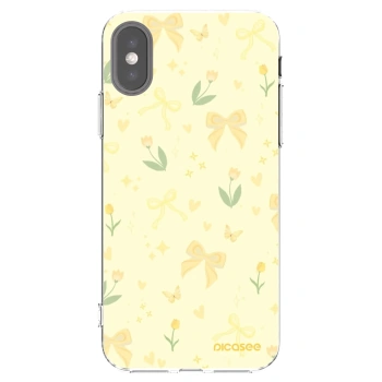 Picasee silikonski prozorni ovitek za Apple iPhone X/XS - Honey Blossom
