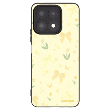 Picasee silikonski črni ovitek za Honor X8a - Honey Blossom