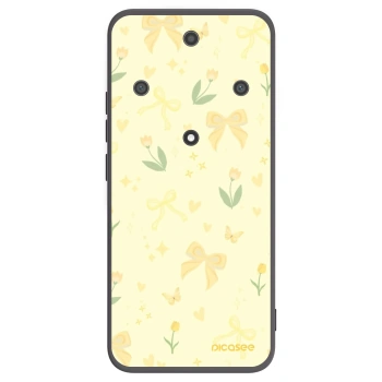 Picasee silikonski črni ovitek za Honor Magic5 Lite 5G - Honey Blossom