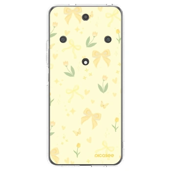 Picasee silikonski prozorni ovitek za Honor Magic5 Lite 5G - Honey Blossom
