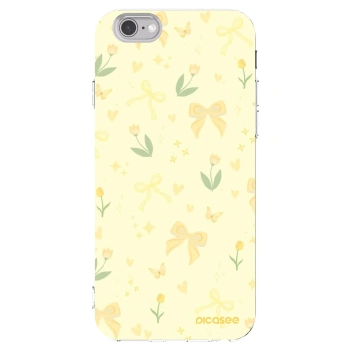 Picasee silikonski prozorni ovitek za Apple iPhone 6/6S - Honey Blossom