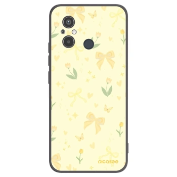 Picasee silikonski črni ovitek za Xiaomi Redmi 12C - Honey Blossom