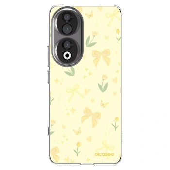 Picasee silikonski prozorni ovitek za Honor 90 5G - Honey Blossom