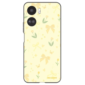 Picasee silikonski črni ovitek za Honor 90 Lite 5G - Honey Blossom