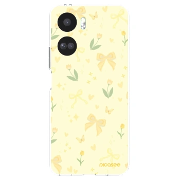 Picasee silikonski prozorni ovitek za Honor 90 Lite 5G - Honey Blossom
