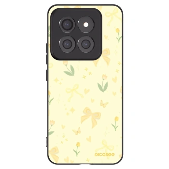 Picasee silikonski črni ovitek za Xiaomi 14 Pro - Honey Blossom