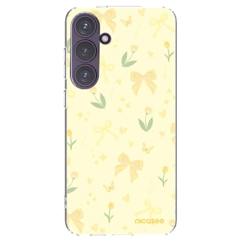 Picasee silikonski prozorni ovitek za Samsung Galaxy S24+ S926B 5G - Honey Blossom