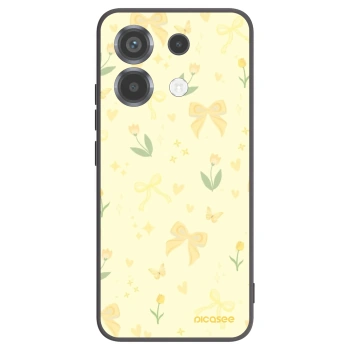Picasee silikonski črni ovitek za Xiaomi Poco X6 - Honey Blossom