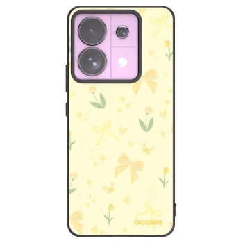 Picasee silikonski črni ovitek za Xiaomi Redmi Note 13 Pro 5G - Honey Blossom
