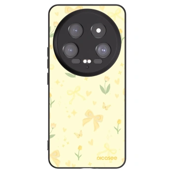 Picasee silikonski črni ovitek za Xiaomi 14 Ultra - Honey Blossom