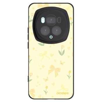 Picasee silikonski črni ovitek za Honor Magic6 Pro - Honey Blossom