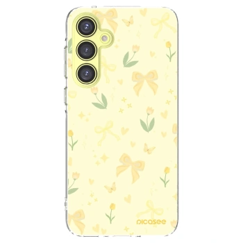 Picasee silikonski prozorni ovitek za Samsung Galaxy A35 5G A356B - Honey Blossom