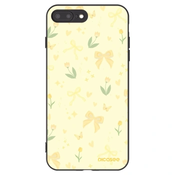 Picasee silikonski črni ovitek za Apple iPhone 7 Plus - Honey Blossom