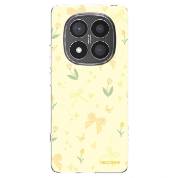 Picasee silikonski prozorni ovitek za Xiaomi Redmi Note 14 Pro+ 5G - Honey Blossom