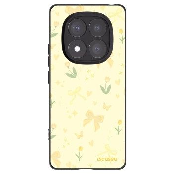 Picasee silikonski črni ovitek za Xiaomi Redmi Note 14 Pro 5G - Honey Blossom