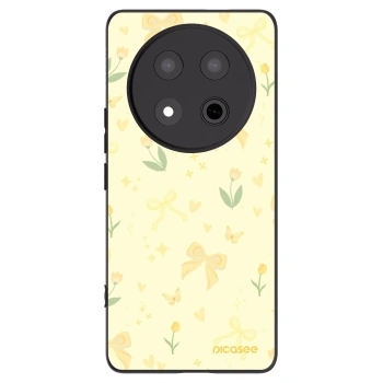 Picasee silikonski črni ovitek za Honor Magic7 Lite 5G - Honey Blossom