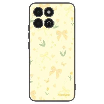 Picasee silikonski črni ovitek za Honor 200 Smart 5G - Honey Blossom