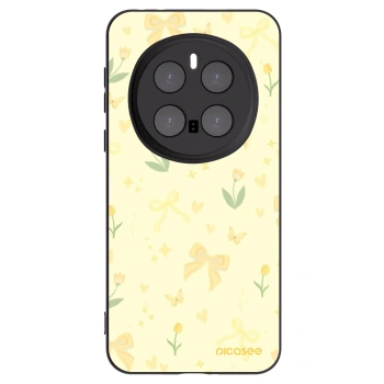 Picasee silikonski črni ovitek za Honor Magic7 Pro 5G - Honey Blossom