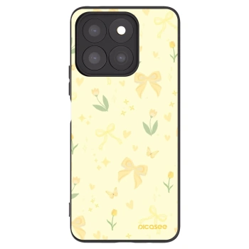 Picasee silikonski črni ovitek za Honor X8c - Honey Blossom