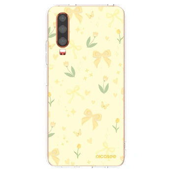 Picasee silikonski prozorni ovitek za Huawei P30 - Honey Blossom