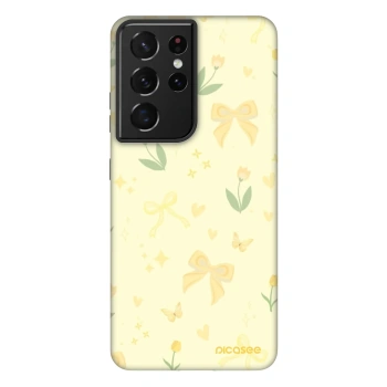 Picasee Fashion Case za Samsung Galaxy S21 Ultra 5G G998B - Honey Blossom