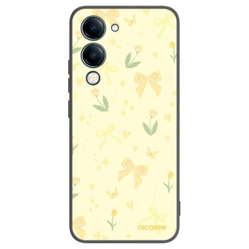 Picasee silikonski črni ovitek za Vivo Y29s 5G - Honey Blossom