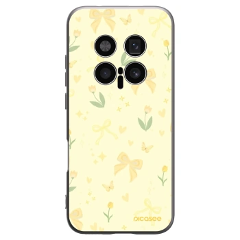 Picasee silikonski črni ovitek za Honor Magic8 Pro 5G - Honey Blossom