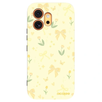 Picasee silikonski črni ovitek za Honor 600 - Honey Blossom