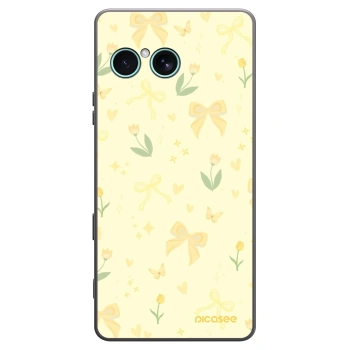 Picasee silikonski črni ovitek za Sony Xperia 10 VII - Honey Blossom