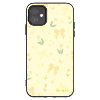 Picasee silikonski črni ovitek za Apple iPhone 11 - Honey Blossom