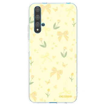 Picasee silikonski prozorni ovitek za Huawei Nova 5T - Honey Blossom