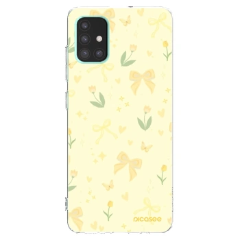 Picasee silikonski prozorni ovitek za Samsung Galaxy A51 A515F - Honey Blossom