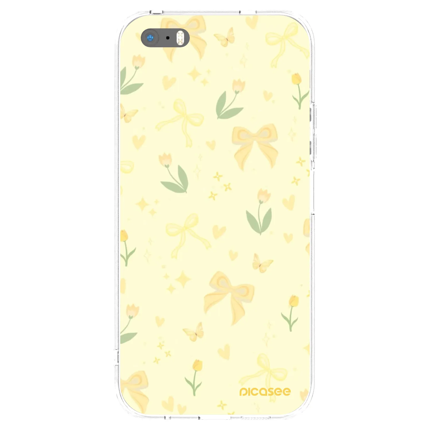 Picasee silikonski prozorni ovitek za Apple iPhone 6 Plus/6S Plus - Honey Blossom