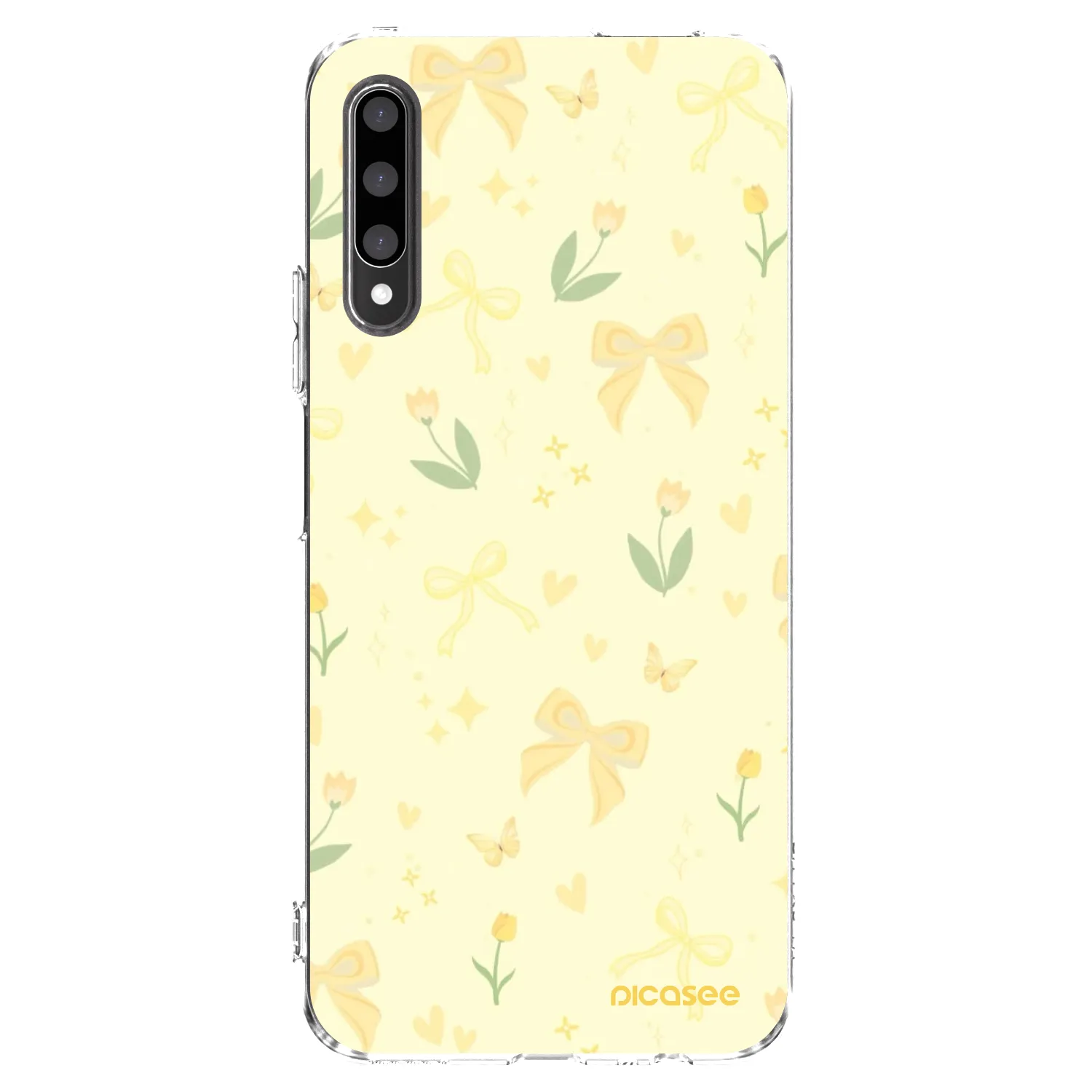 Picasee silikonski prozorni ovitek za Honor 9X Pro - Honey Blossom