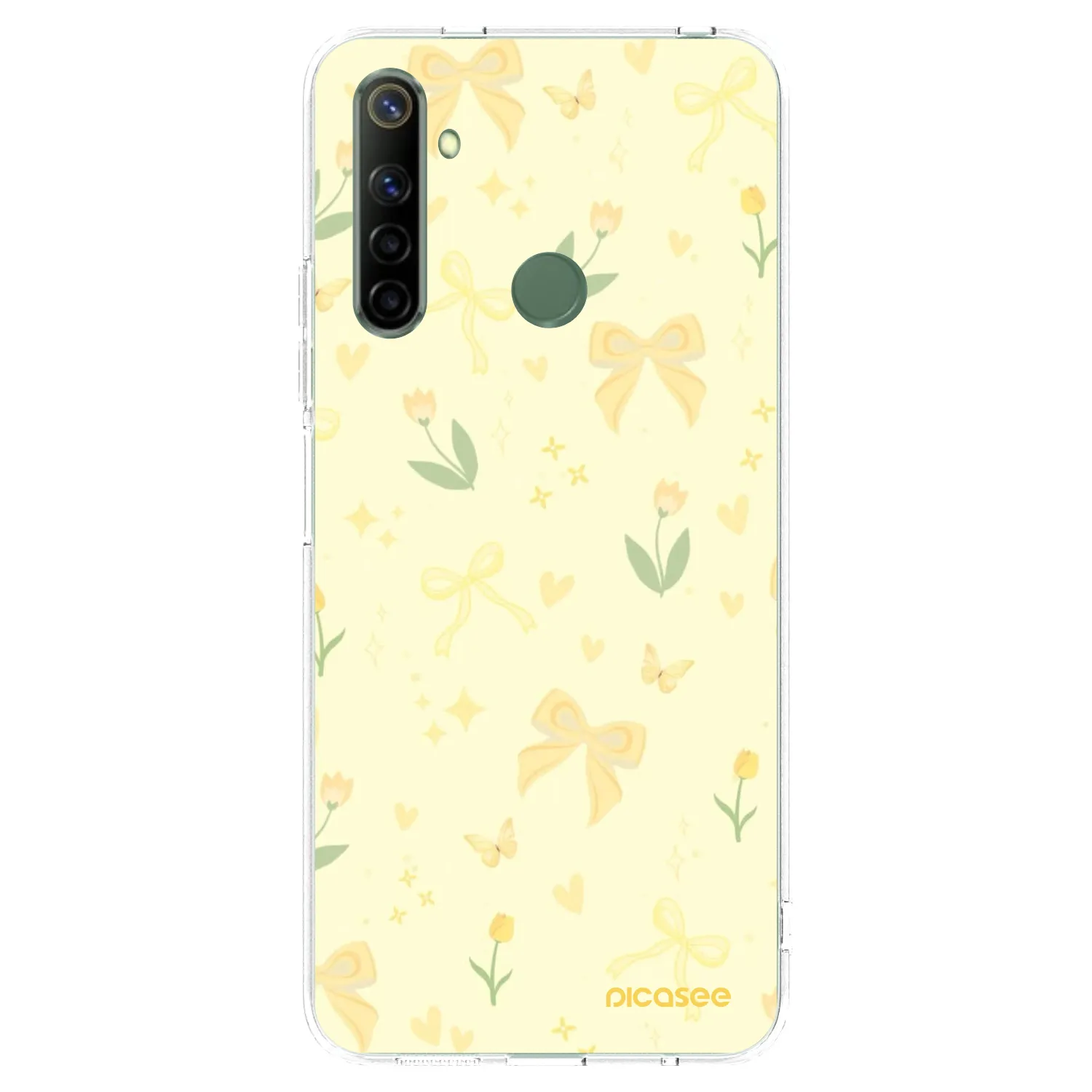 Picasee silikonski prozorni ovitek za Realme 6i - Honey Blossom