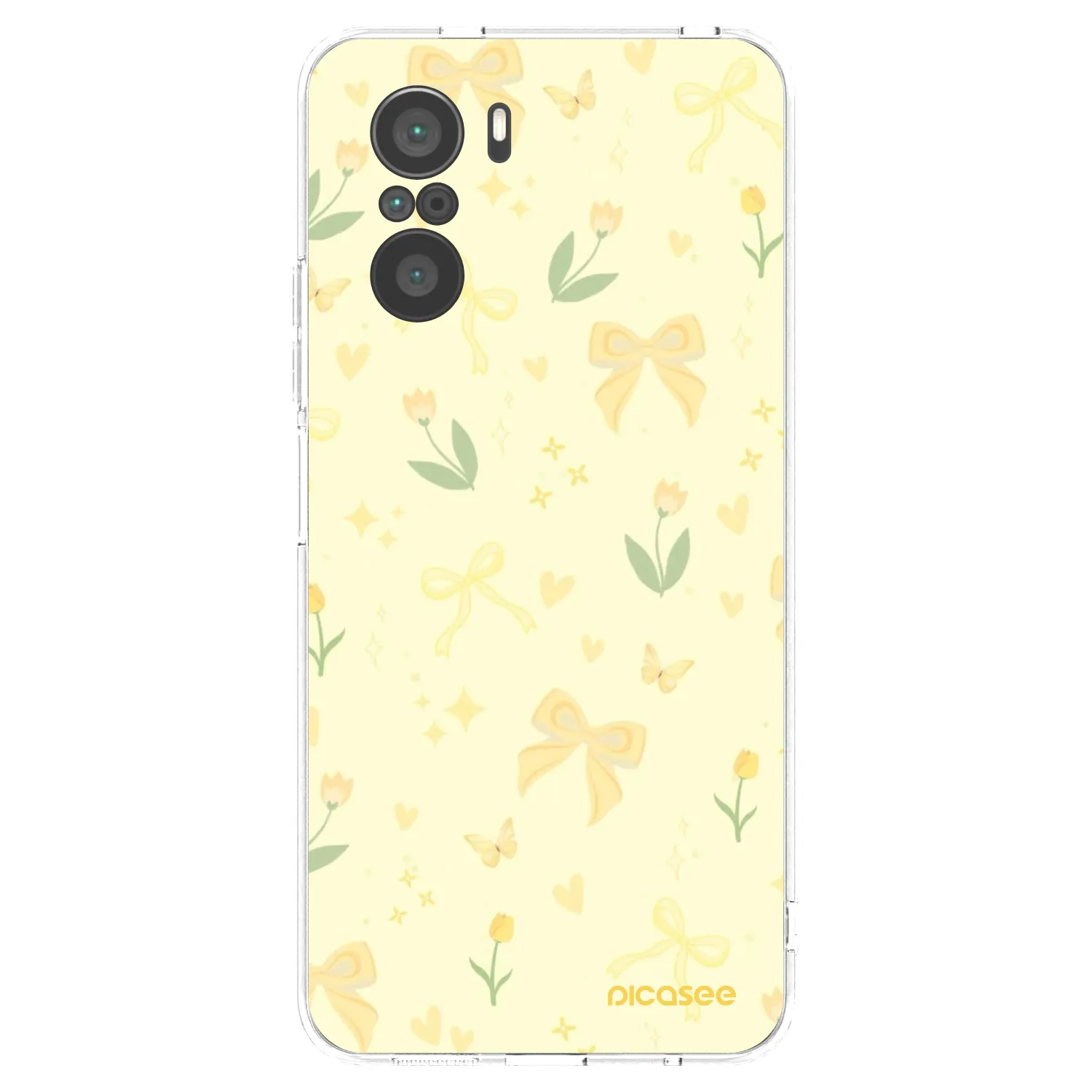 Picasee silikonski prozorni ovitek za Xiaomi Poco F3 - Honey Blossom