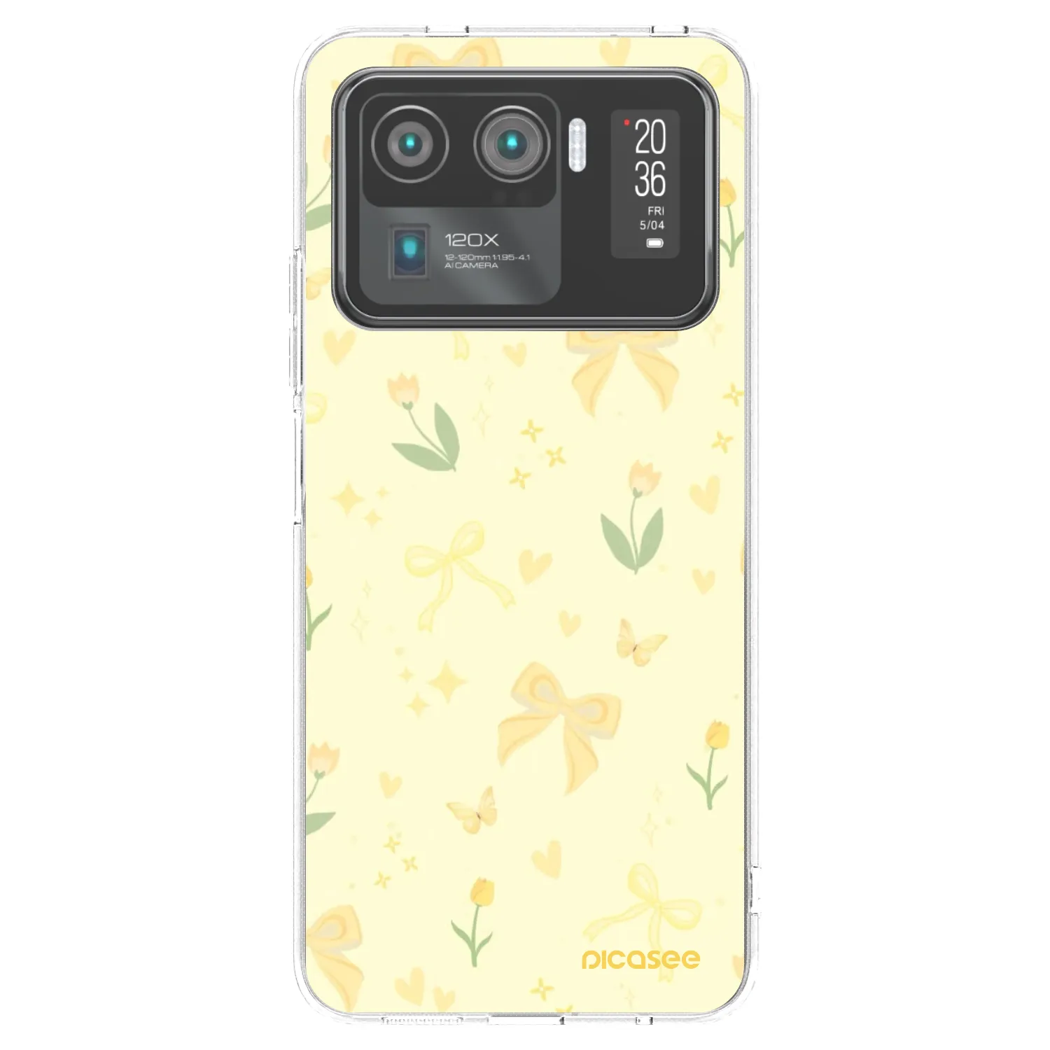 Picasee silikonski prozorni ovitek za Xiaomi Mi 11 Ultra - Honey Blossom