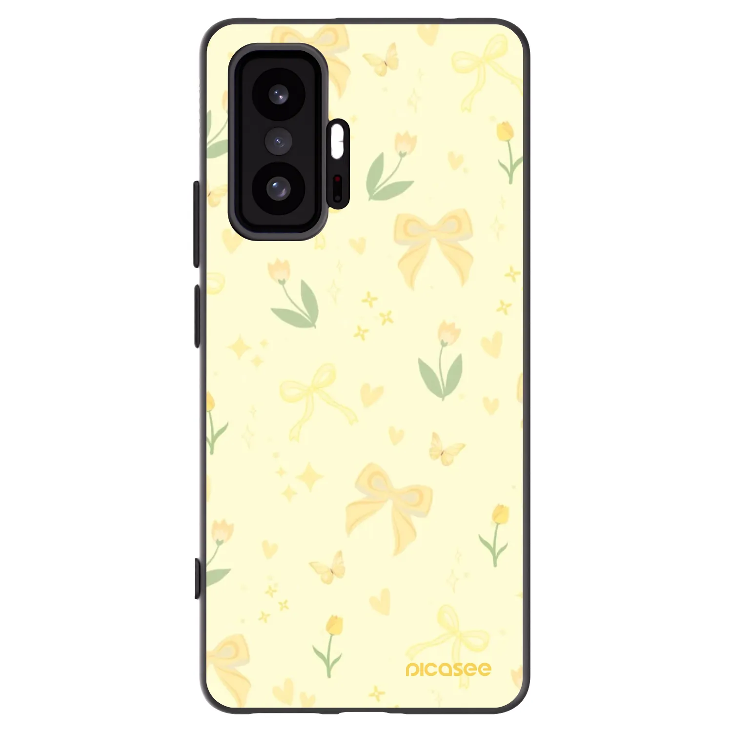 Picasee silikonski črni ovitek za Xiaomi 11T Pro - Honey Blossom