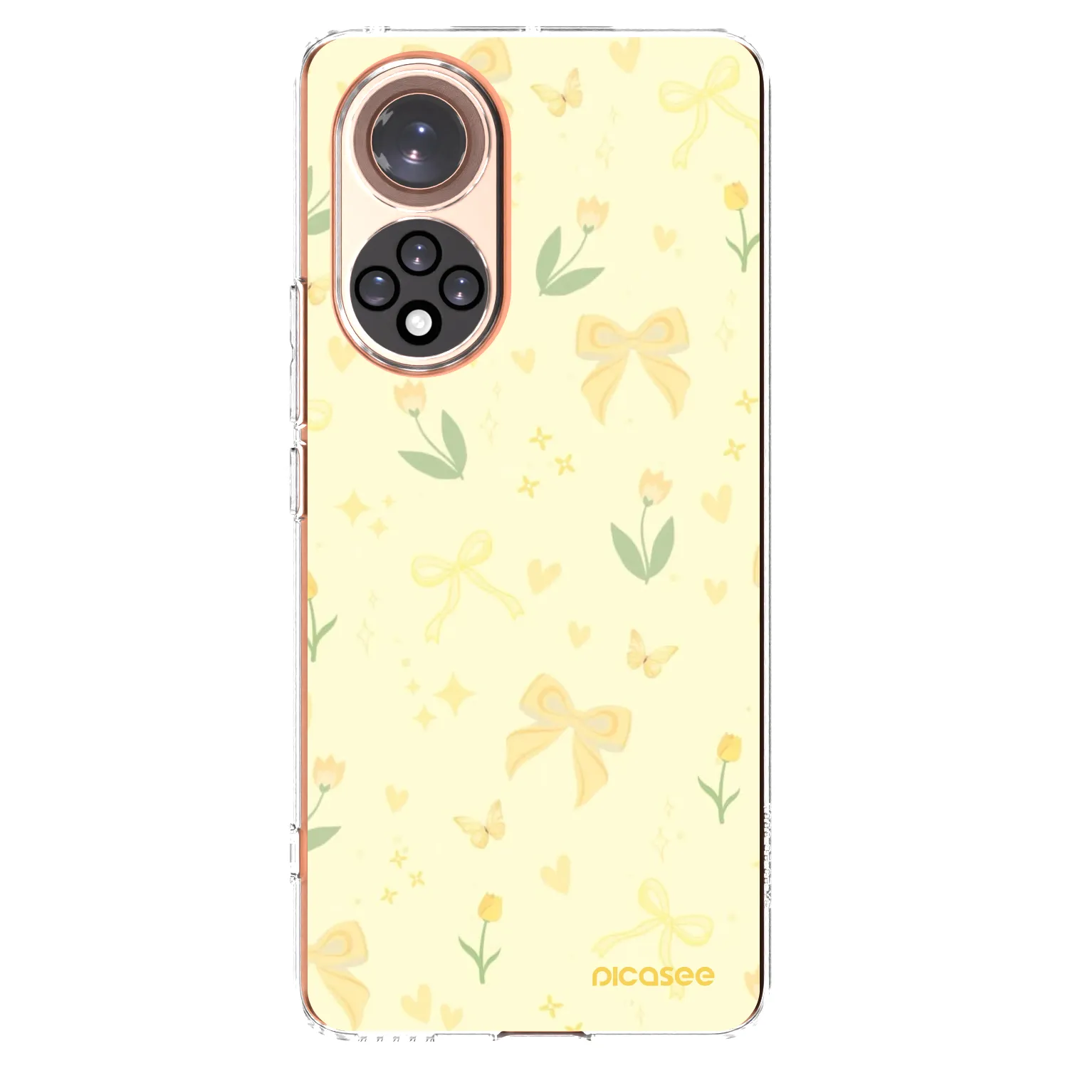 Picasee silikonski prozorni ovitek za Huawei Nova 9 - Honey Blossom