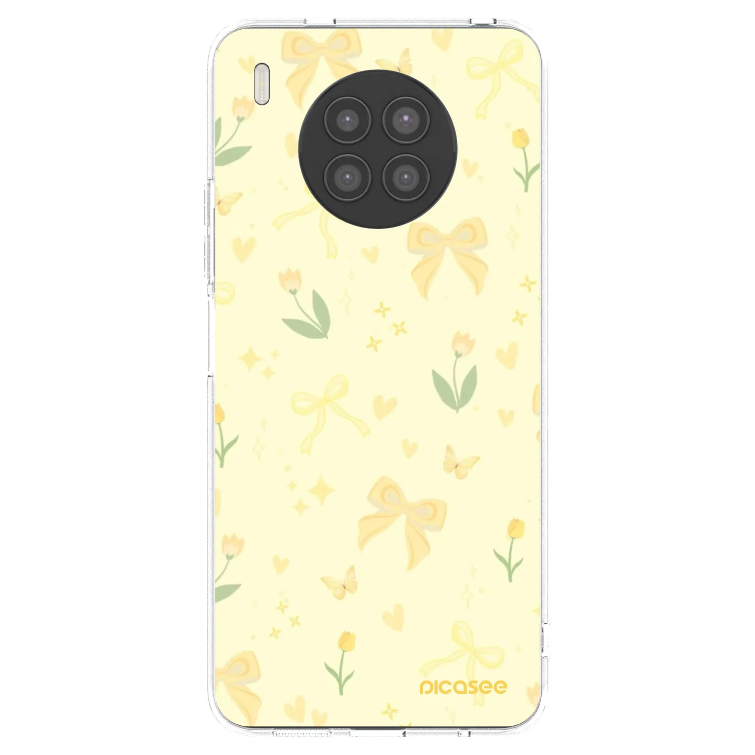 Picasee silikonski prozorni ovitek za Huawei Nova 8i - Honey Blossom